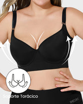 Sujeta Senos Push-Up de Atras con Efecto Alisante – Elevación Clásica para el Día a Día